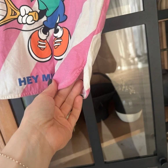 Zara kids x Disney tee Minnie Mouse tennis mickey striped toddler girl graphic - Picture 7 of 8